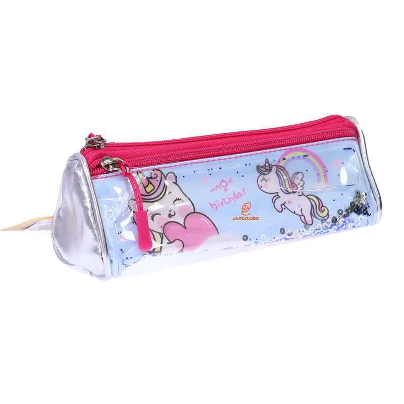 جامدادی آکواریومی 3065 طرح یونی کورن رنگین کمانی سویل SEVIL (8)