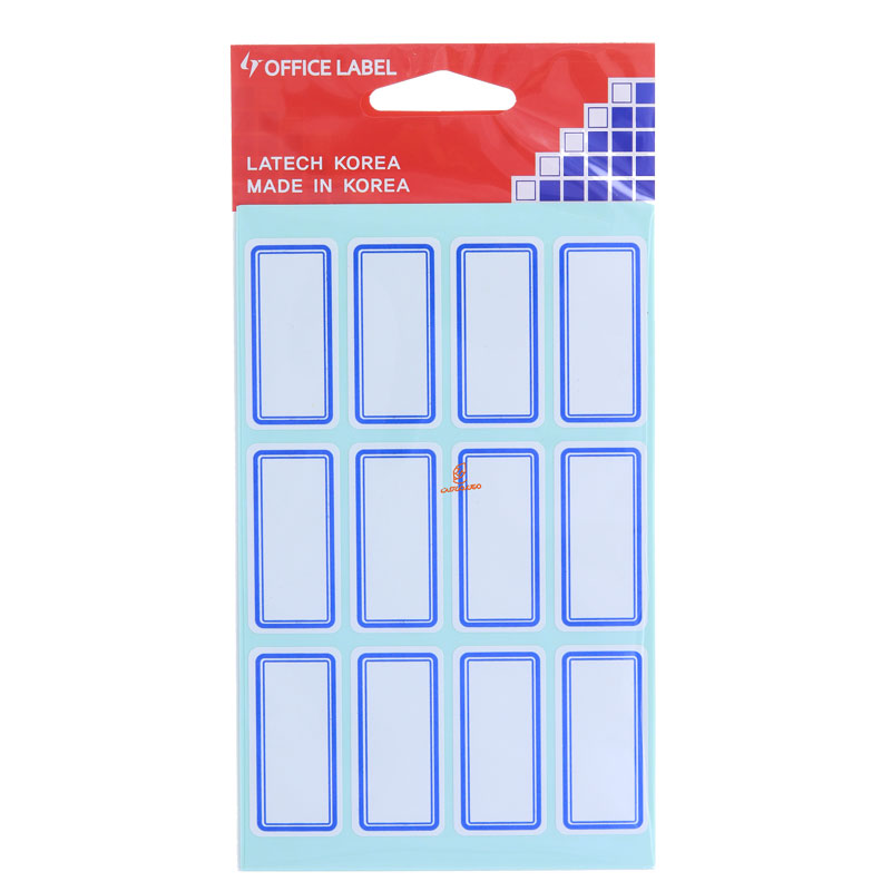 لیبل 40*20 میلی متری دور آبی 213 OFFICLABEL