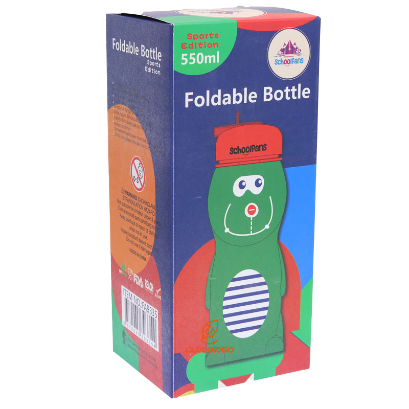 قمقمه سیلیکونی ورزشی 9335 طرح دایناسور اسکول فنس SCHOOLFANS (2)