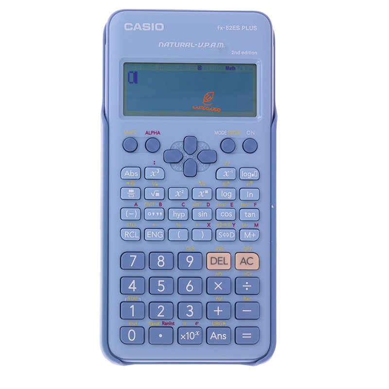 ماشین حساب مهندسی اصلی آبی مدل FX-82ES PLUS کاسیو CASIO