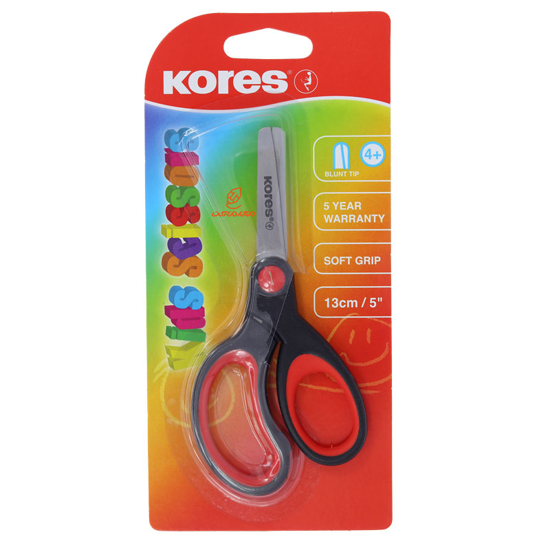 قیچی مهد 13 سانت مشکی مدل 35130 کورس KORES