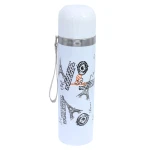 فلاسک 500 میل بند دار سفید طرح ایفل STAINLESS (2)