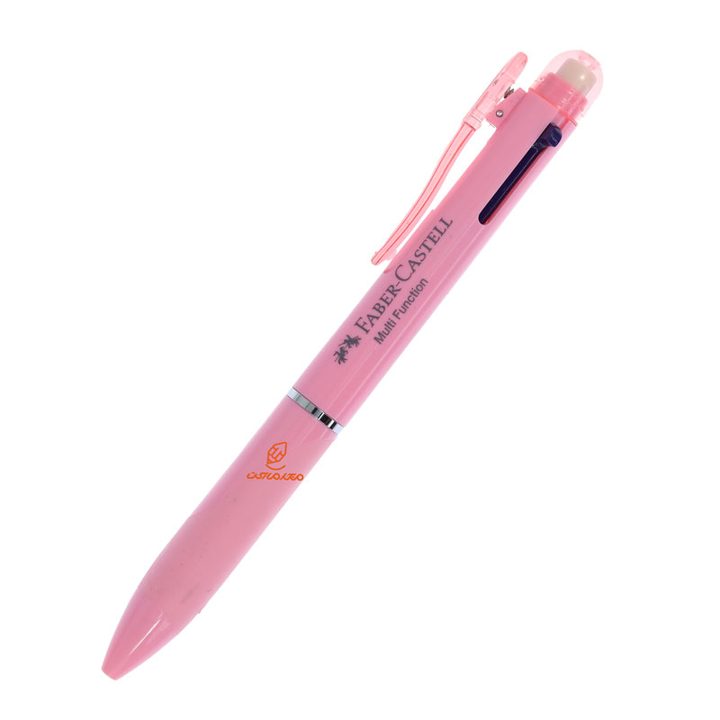 خودکار-اتود 0.7 مدل مولتی فانکشن بدنه صورتی فابر کاستل FABER CASTELL (1)