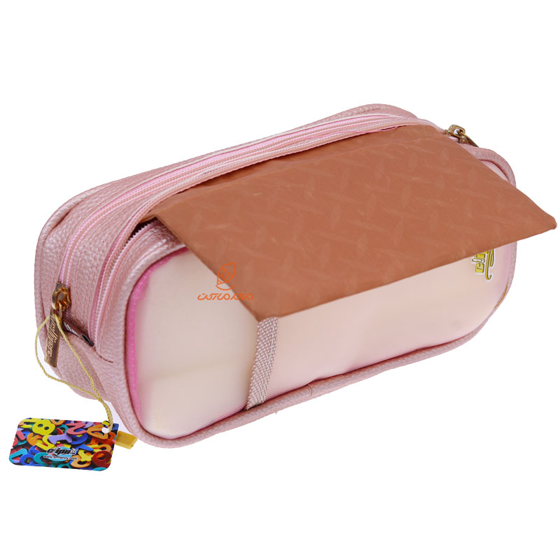 جامدادی توری و چرمی 222 کرم کلیپس CLIPS (1)