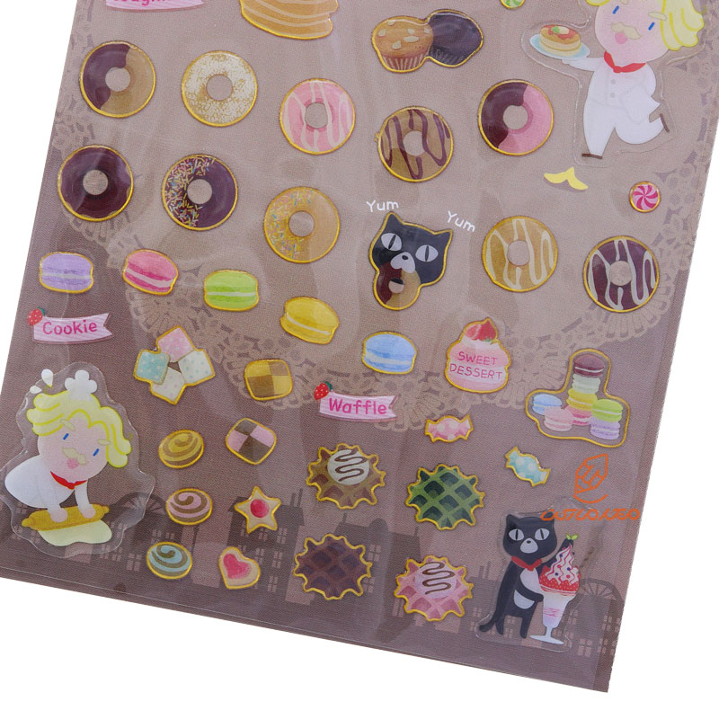 برچسب (استیکر) فانتزی کد EP-202 طرح کیک پز FUNNY (1)