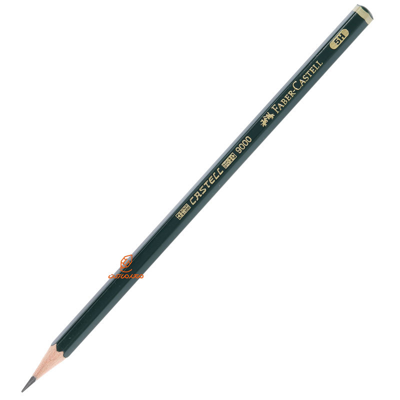 مداد طراحی کاستل بدنه سبز 9000 فابر کاستل FABERCASTELL 5h