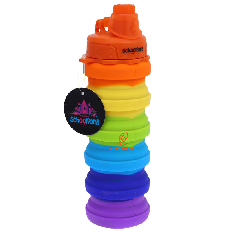 قمقمه آکاردئونی 9313 رنگین کمانی اسکول فنس SCHOOLFANS (4)