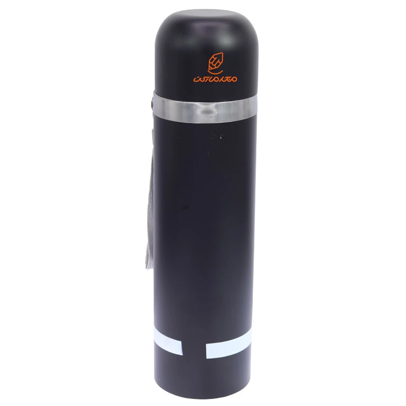 فلاسک 500 میل بند دار مشکی طرح ما STAINLESS (3)