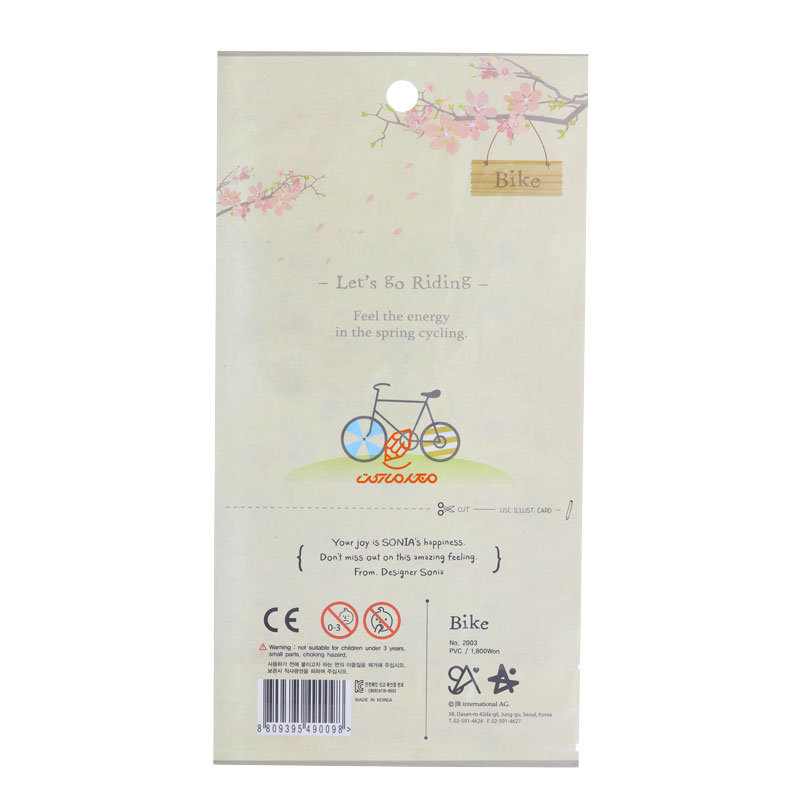 برچسب (استیکر) فانتزی کد 2003 طرح دوچرخه (3)