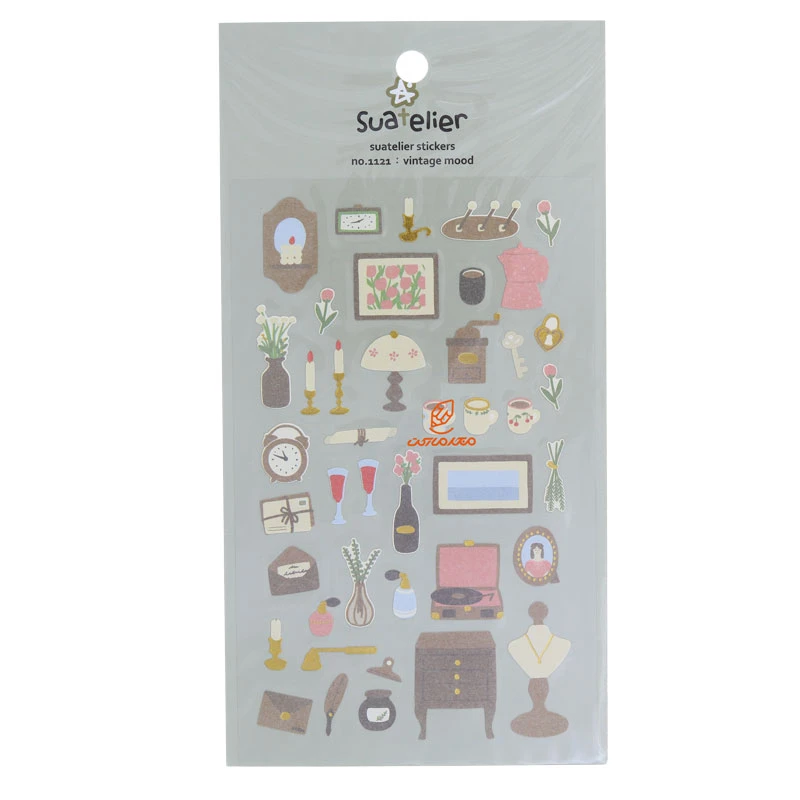 برچسب (استیکر) فانتزی کد 1121 طرح وسایل خانه SUATELIER (2)