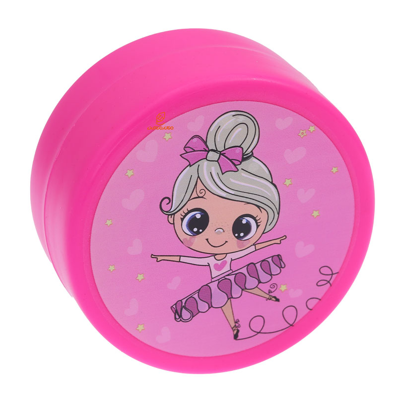 لیوان تاشو فانتزی 8867 طرح دختر زمینه صورتی لیدر LEADER (2)