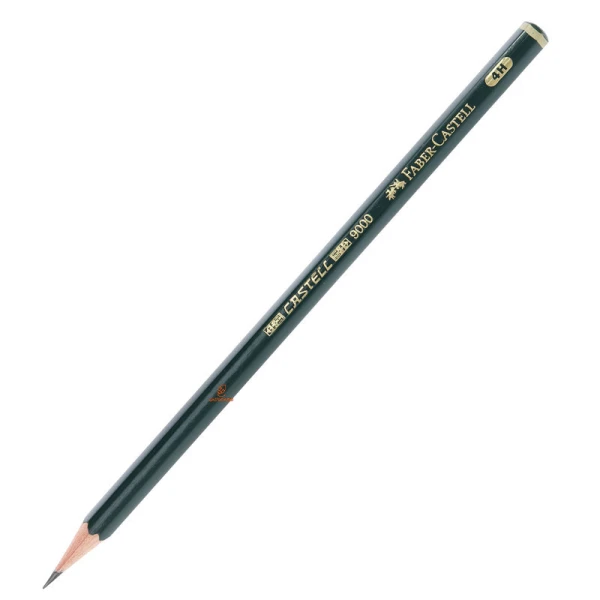 مداد طراحی کاستل بدنه سبز 9000 فابر کاستل FABERCASTELL 4h