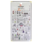 برچسب (استیکر) فانتزی کد 1022 طرح مسکو SUATELIER (2)