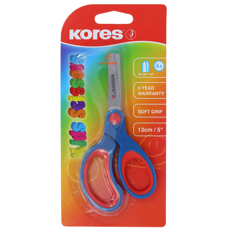 قیچی مهد 13 سانت آبی مدل 35130 کورس KORES