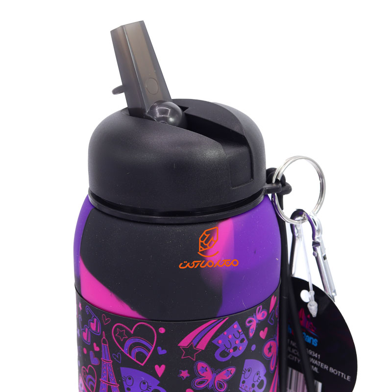 قمقمه سیلیکونی ورزشی 9341 طرح پروانه اسکول فنس SCHOOLFANS (4)