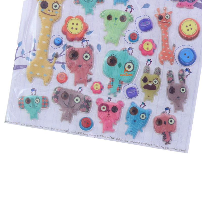 برچسب فانتزی کد 15S-C548 طرح حیوانات FUNNY (3)