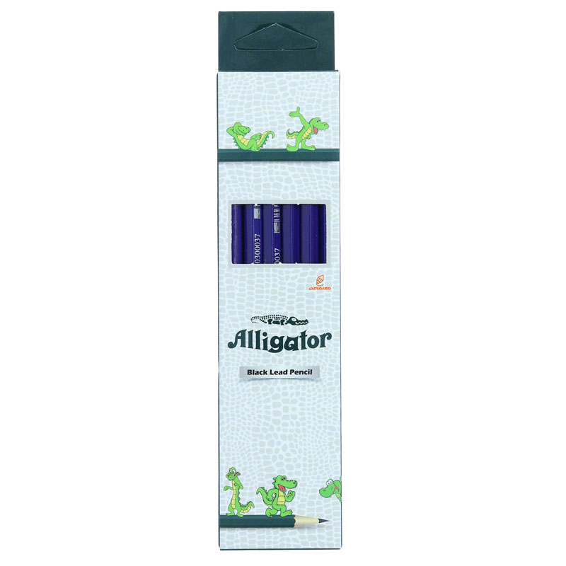 مداد مشکی بسته 12 عددی الیگیتور ALLIGATOR
