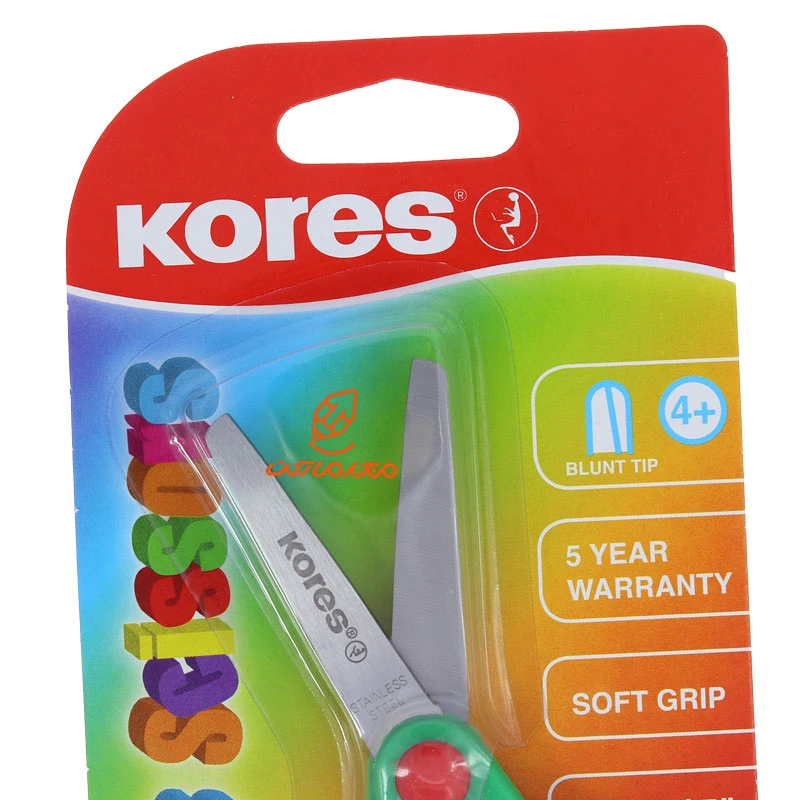 قیچی مهد 13 سانت سبز مدل 35130 کورس KORES (1)