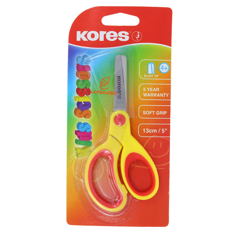 قیچی مهد 13 سانت زرد مدل 35130 کورس KORES