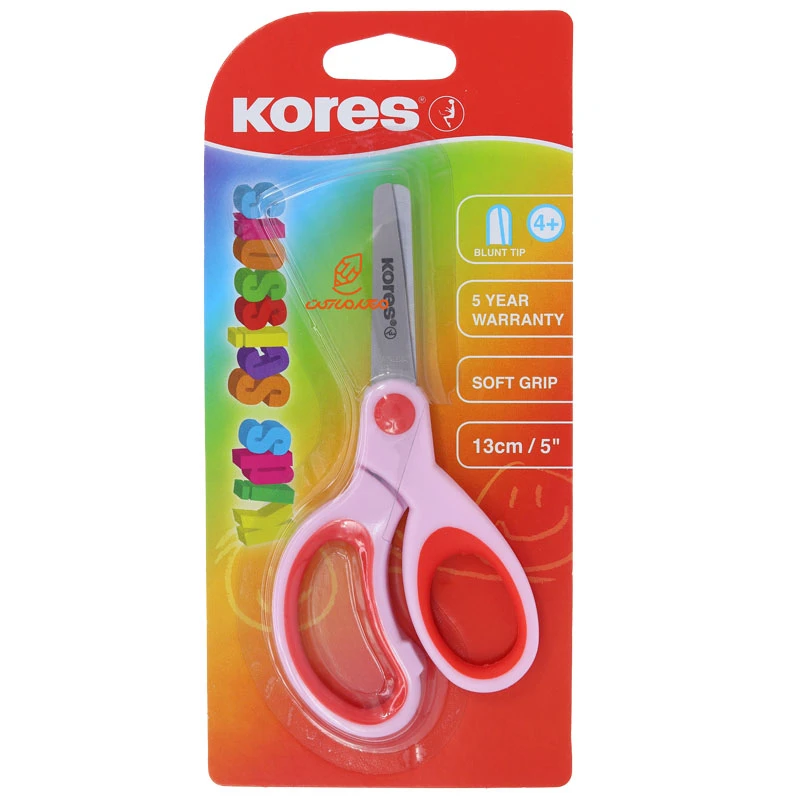 قیچی مهد 13 سانت صورتی مدل 35130 کورس KORES (2)