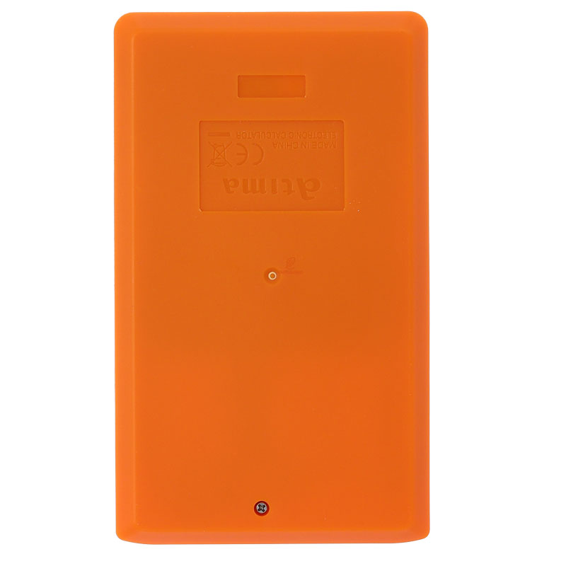 ماشین حساب جیبی نارنجی 12 رقمی مدل AT-310B آتیما ATIMA (5)