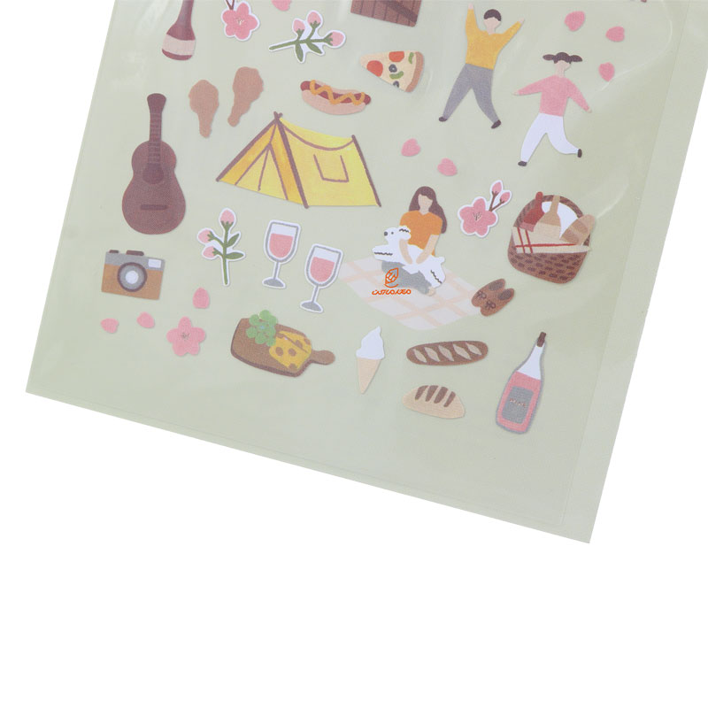 برچسب (استیکر) فانتزی کد 1112 طرح پیک نیک SUATELIER (1)