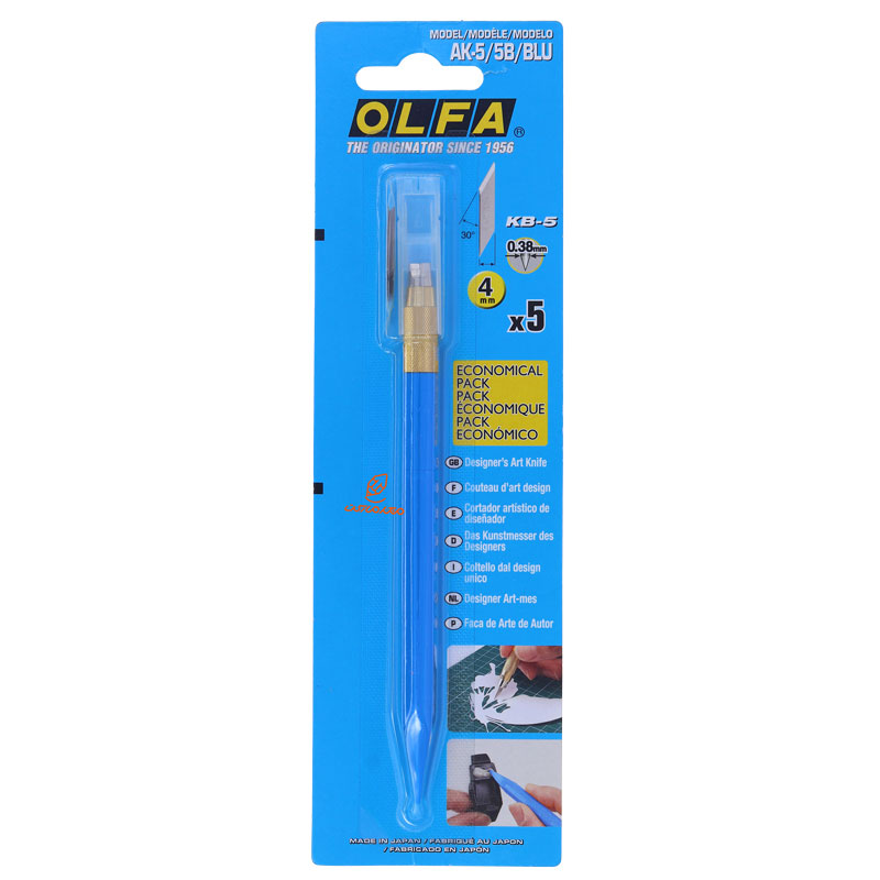 کاتر قلمی AK-55B-BLU اولفا OLFA (2)