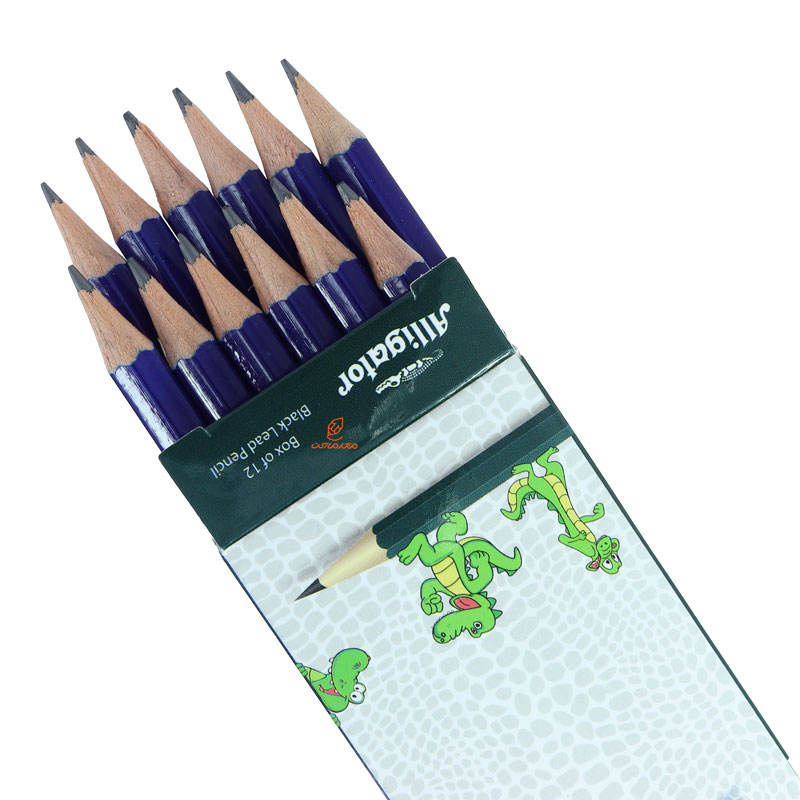 مداد مشکی بسته 12 عددی الیگیتور ALLIGATOR (4)