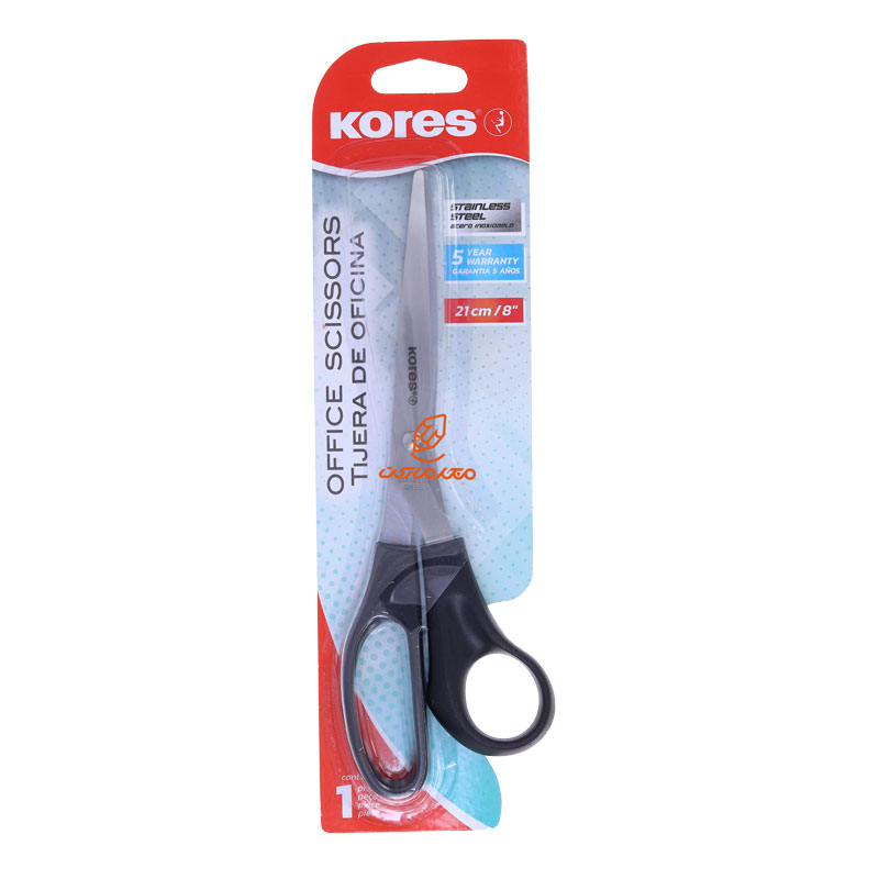 قیچی اداری 21 سانت مشکی مدل 35221 کورس KORES