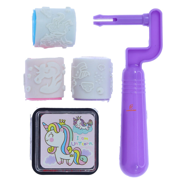 مهر فانتزی غلطکی 3301 بنفش DIY