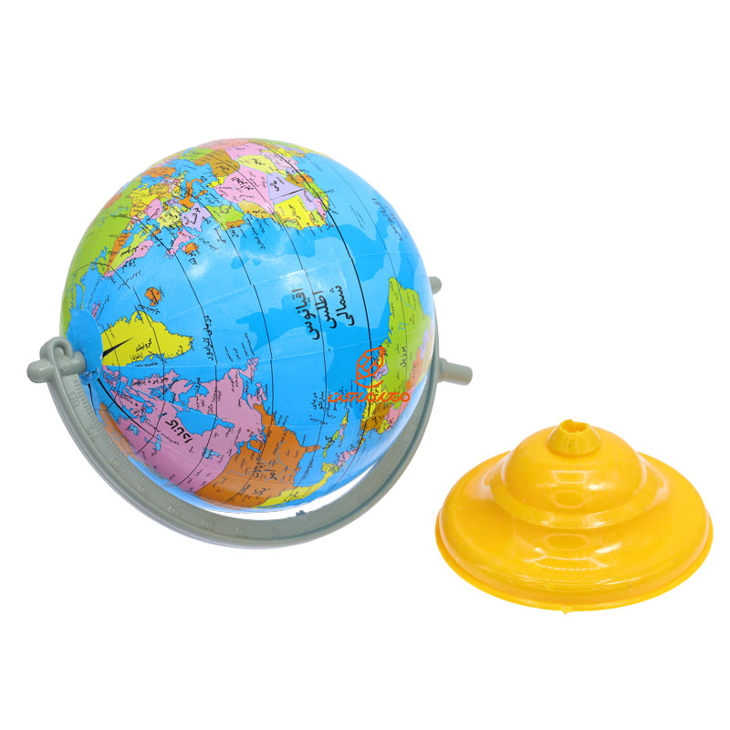 کره جغرافیایی سایز 13 پایه زرد رسام تحریر (2)