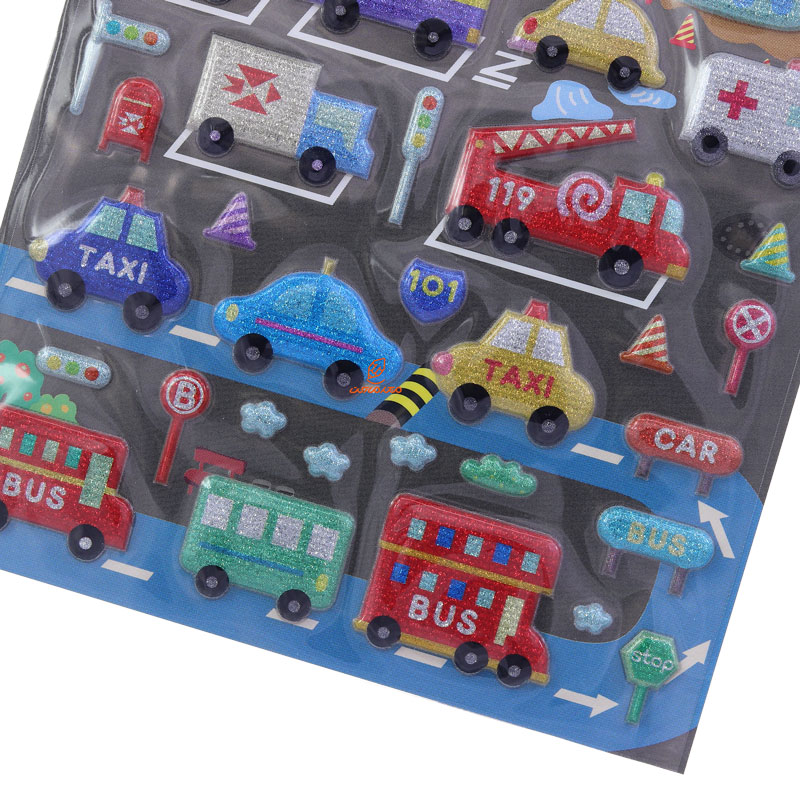 برچسب فانتزی کد 82-81 طرح خودروها FUNNY (1)