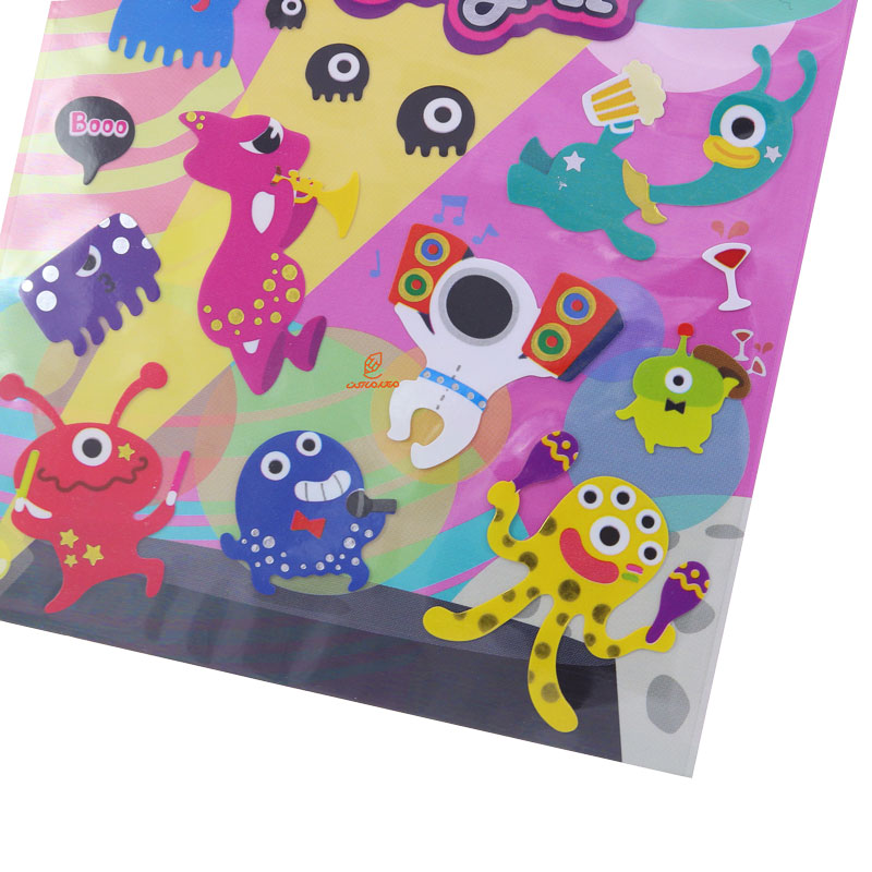 برچسب فانتزی کد AT-220 طرح آدم فضایی FUNNY (3)