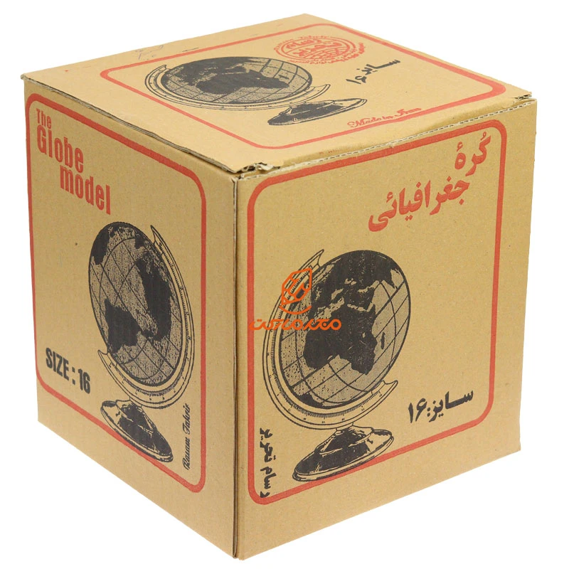 کره جغرافیایی سایز 16 پایه سبز رسام تحریر (2)