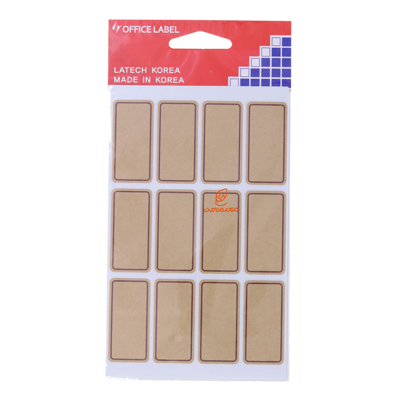 لیبل 40*20 میلی متری قهوه ای 213 OFFICLABEL
