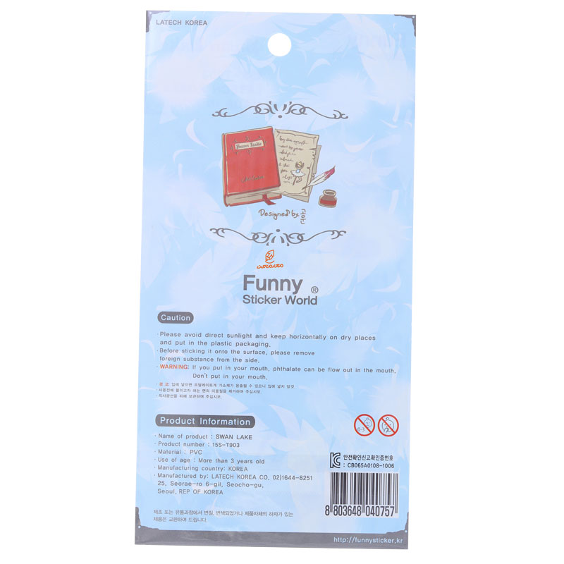 برچسب فانتزی کد 15S-T903 طرح دختر بالرین FUNNY (2)