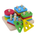 بازی آموزشی مونته سوری چهار ستون مدل 003 DEYBABY (1)