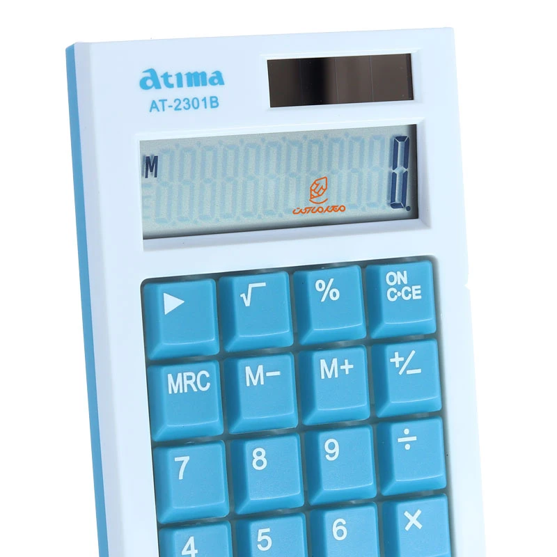 ماشین حساب رومیزی آبی 12 رقمی مدل AT-2301B آتیما ATIMA (1)