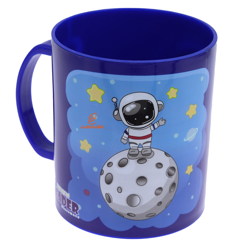 لیوان فانتزی دسته دار 8866 طرح فضانورد لیدر LEADER (1)