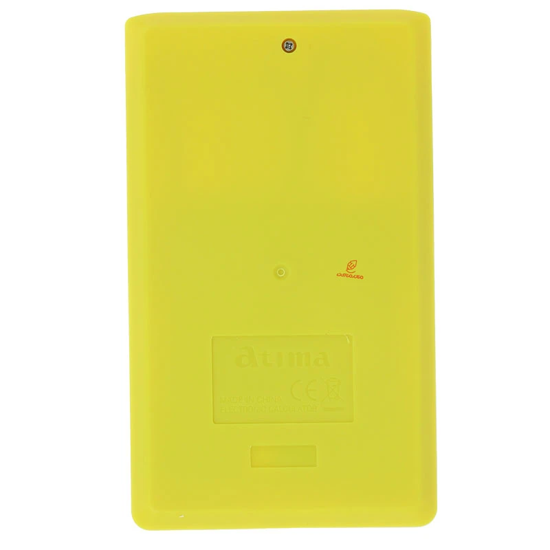 ماشین حساب جیبی زرد 12 رقمی مدل AT-310B آتیما ATIMA (5)