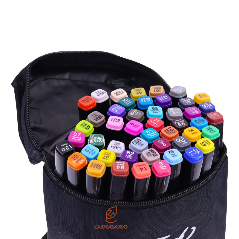 ماژیک راندو 48 رنگ 2 سر کیفی نیو تاچ (5)