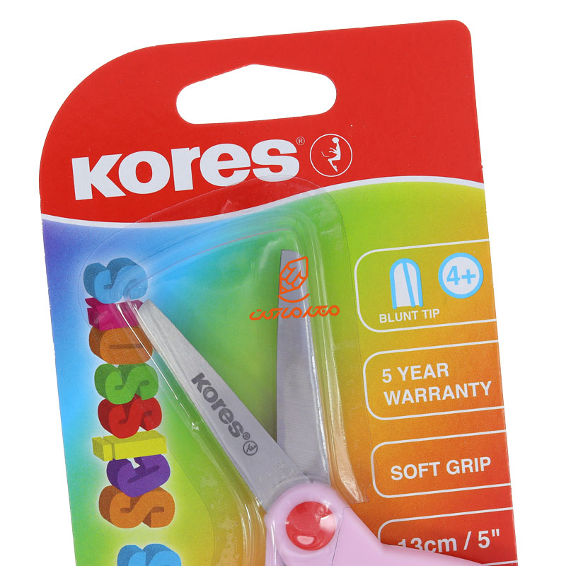 قیچی مهد 13 سانت صورتی مدل 35130 کورس KORES (1)