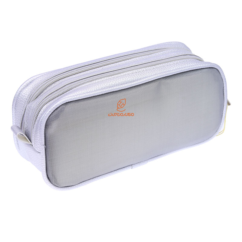 جامدادی توری و چرمی 222 طوسی کلیپس CLIPS (3)