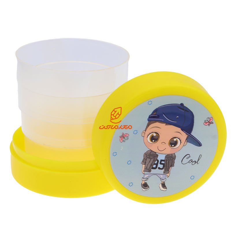 لیوان تاشو فانتزی 8867 طرح پسر کوچولو لیدر LEADER