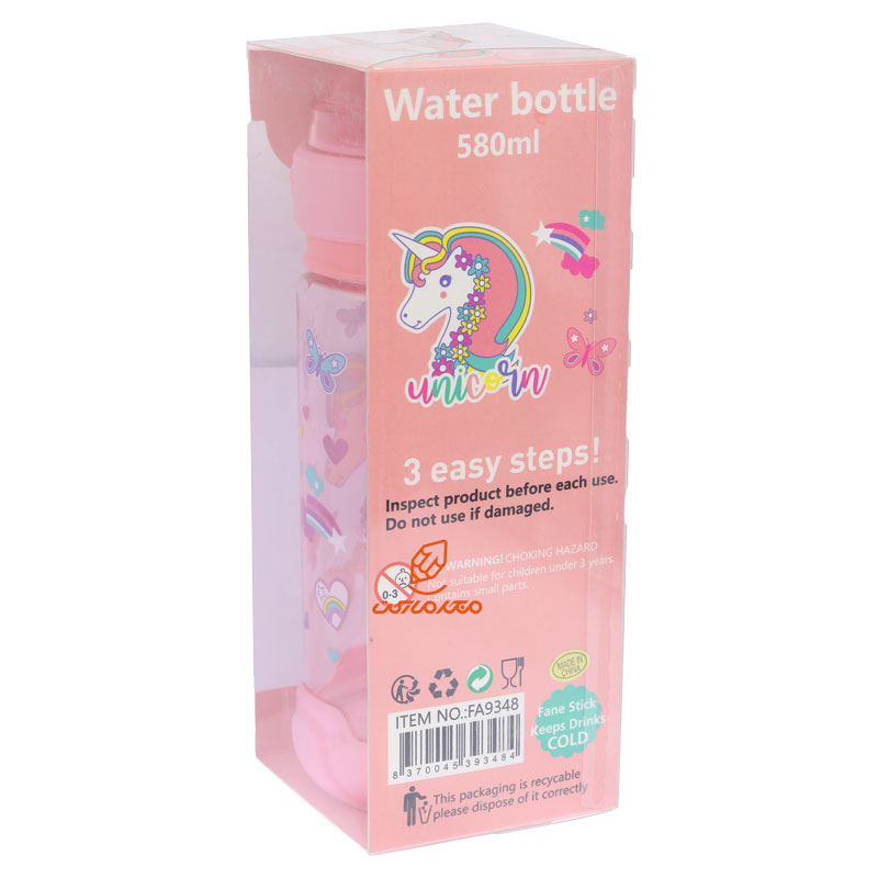 قمقمه بزرگ فانتزی 9348 طرح یونی کورن و رنگین کمان اسکول فنس SCHOOLFANS (3)