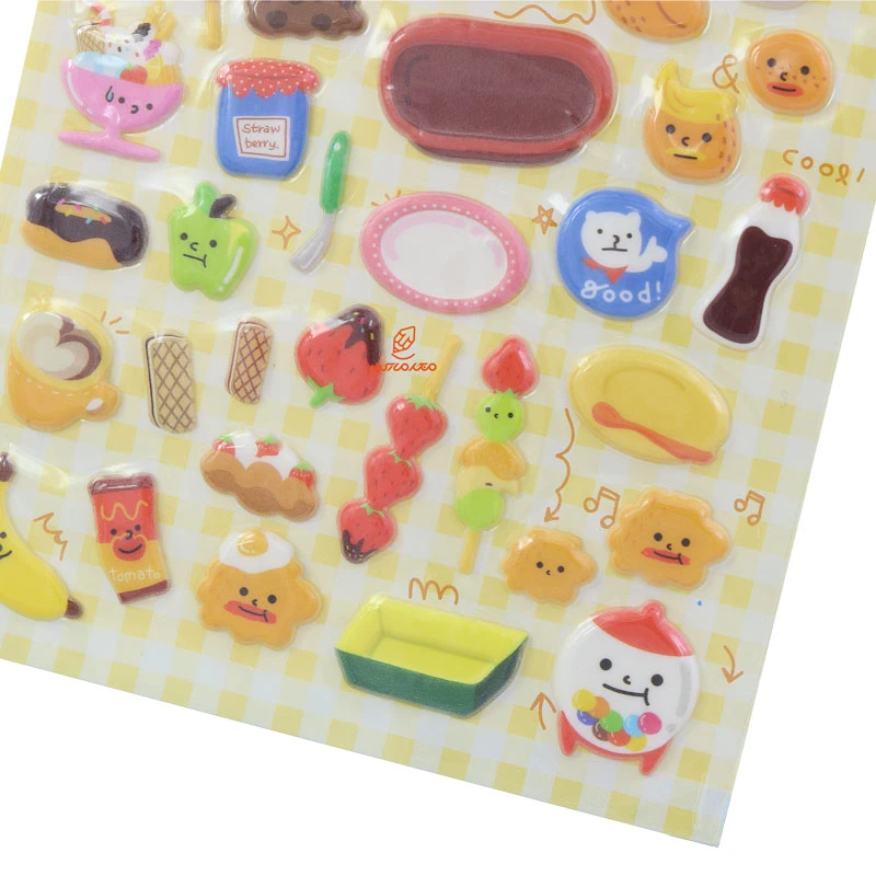 برچسب فانتزی کد 15S-Z814 طرح دسر FUNNY (3)