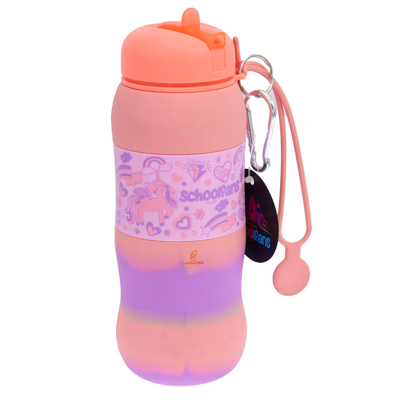 قمقمه سیلیکونی ورزشی 9337 طرح یونیکورن اسکول فنس SCHOOLFANS (2)