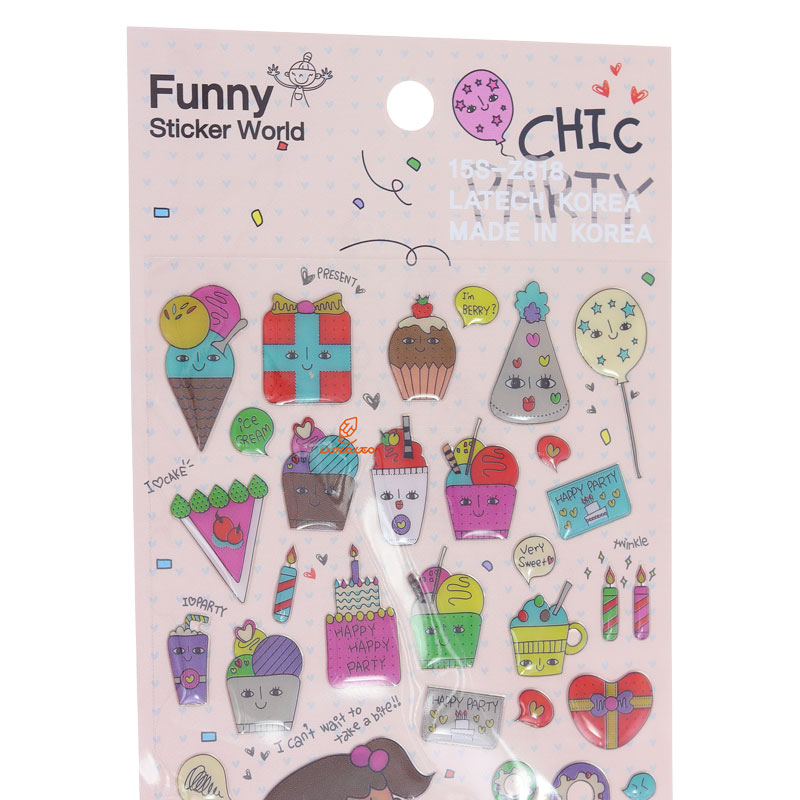 برچسب (استیکر) فانتزی کد 15S-Z818 طرح کادو FUNNY (1)