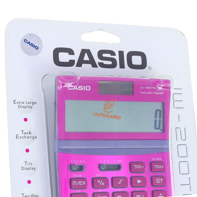 ماشین حساب رومیزی 12 رقمی مدل JW-200TW کاسیو اصلی CASIO (4)