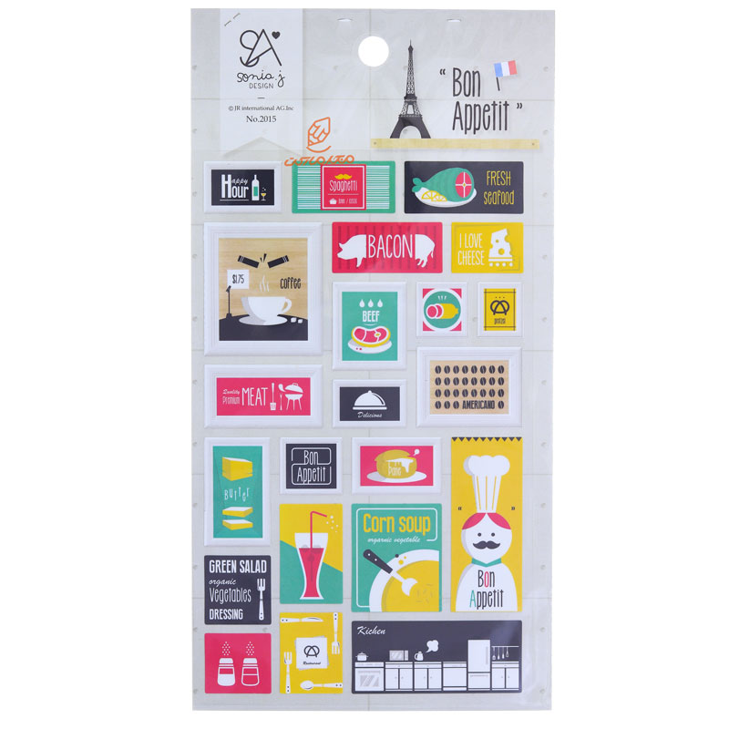 برچسب (استیکر) فانتزی کد 2015 طرح بیکن